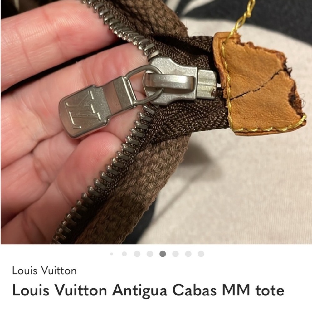 Louis Vuitton Antiqua Cabas MM This Bag Has Had Repairs - Picture 4 of 10
